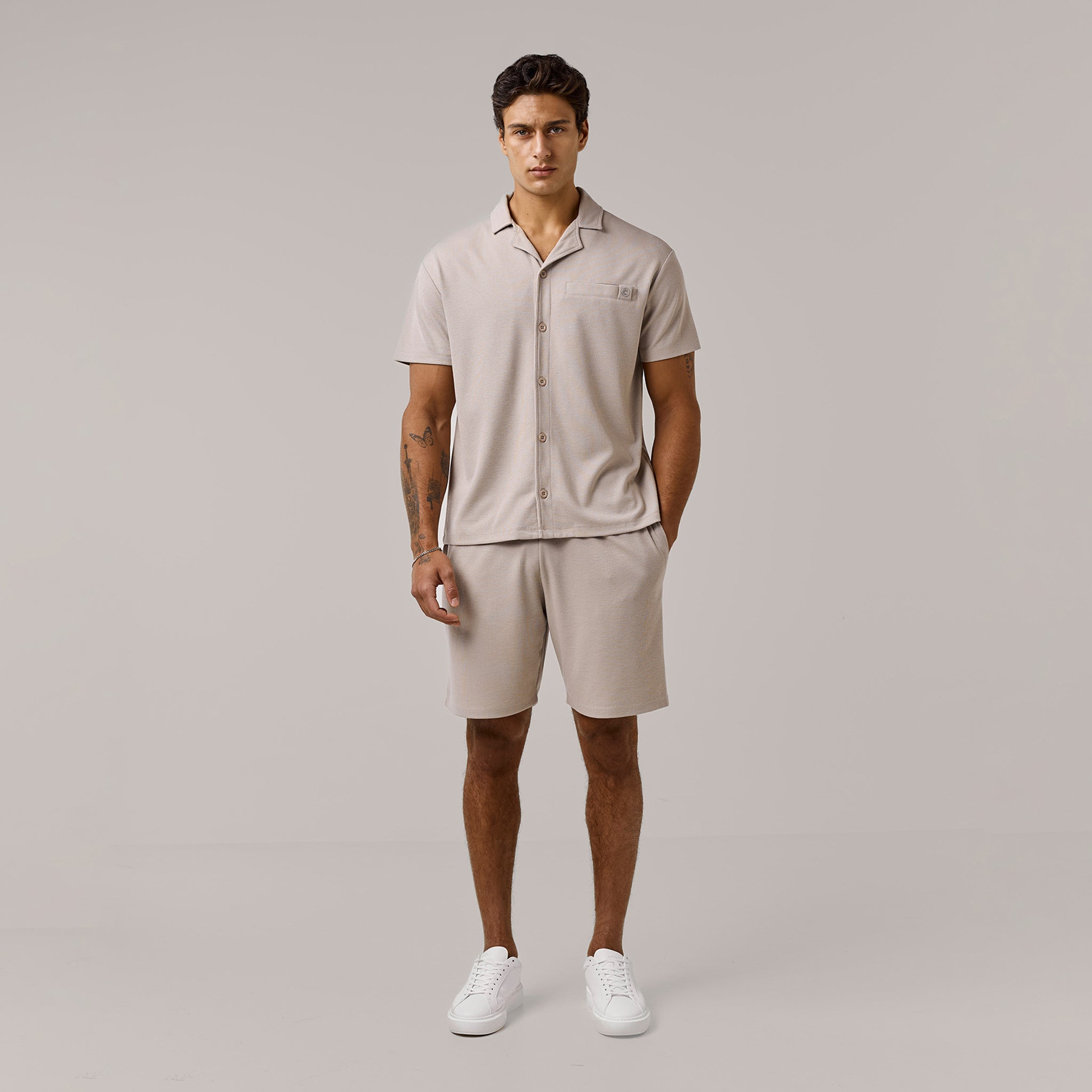 Knit Twinset | Stone