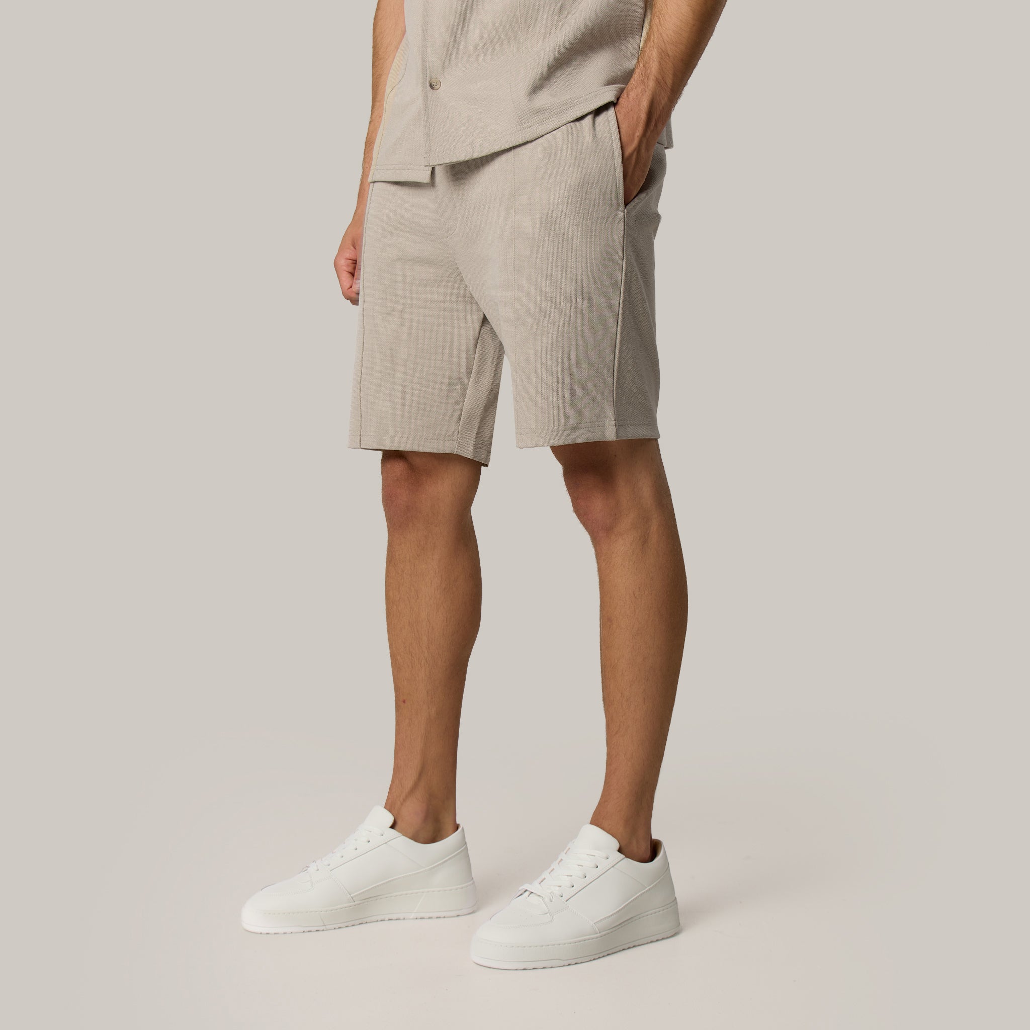 Premium Pique Short | Stone
