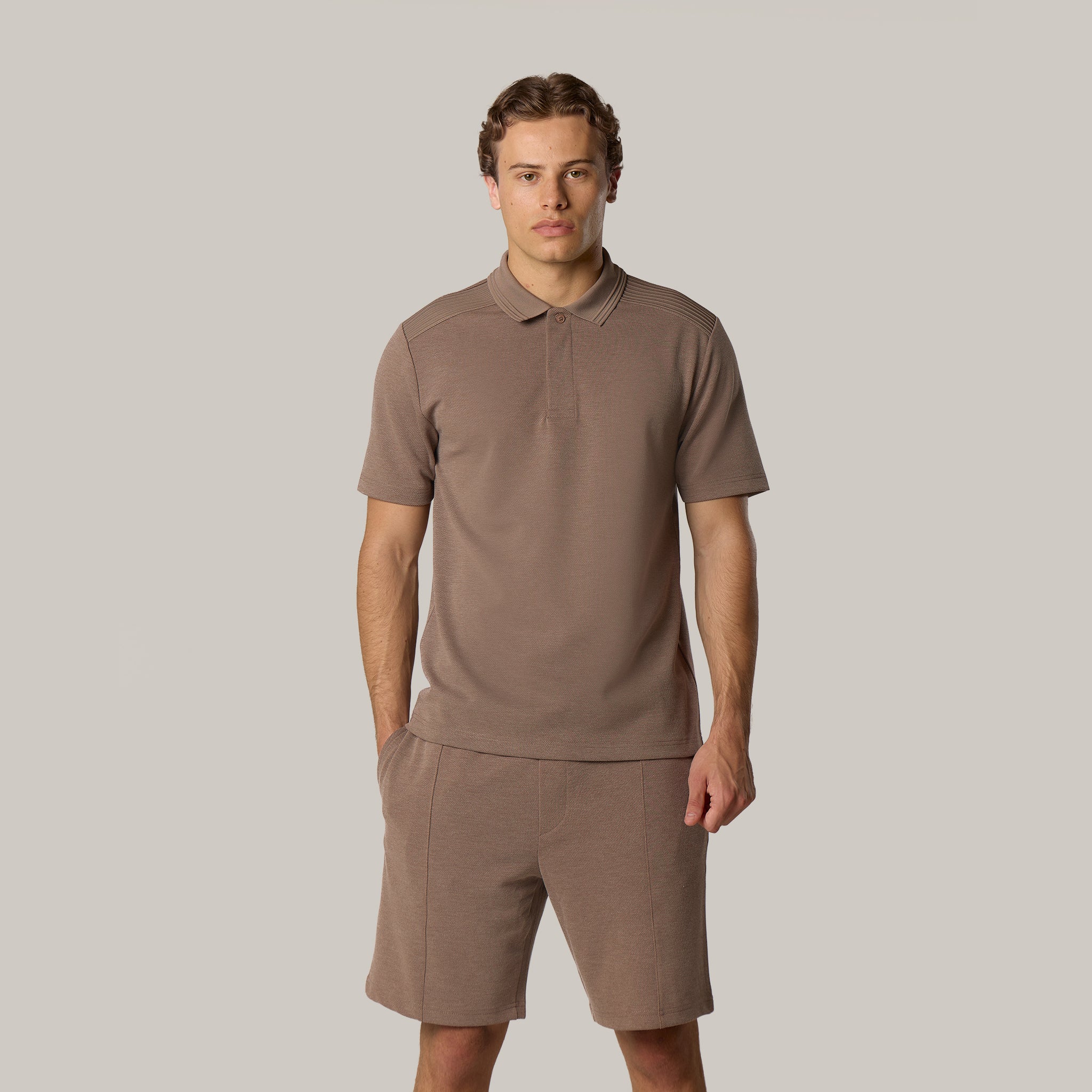 Premium Pique Polo  | Warm Brown