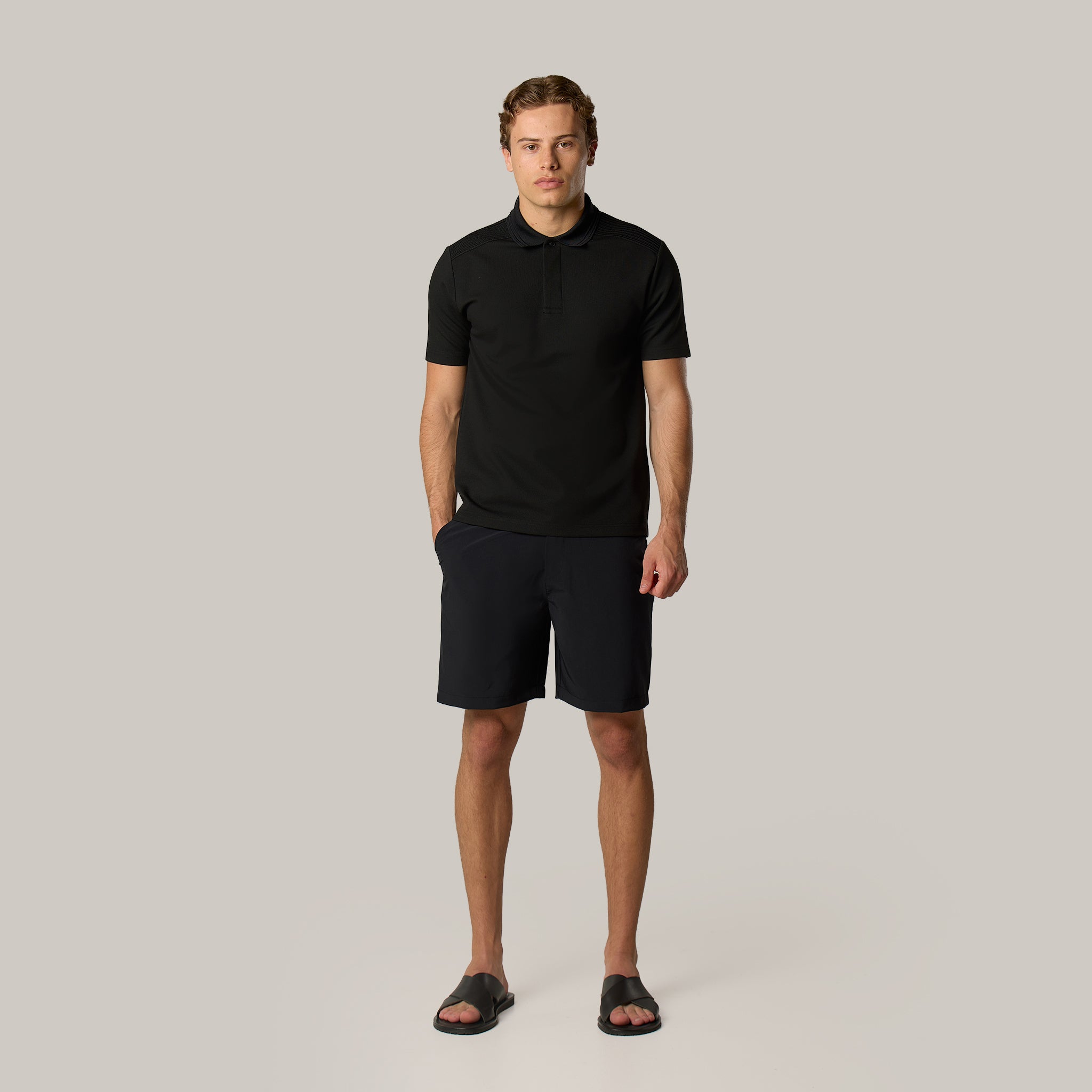 Premium Pique Polo  | Black