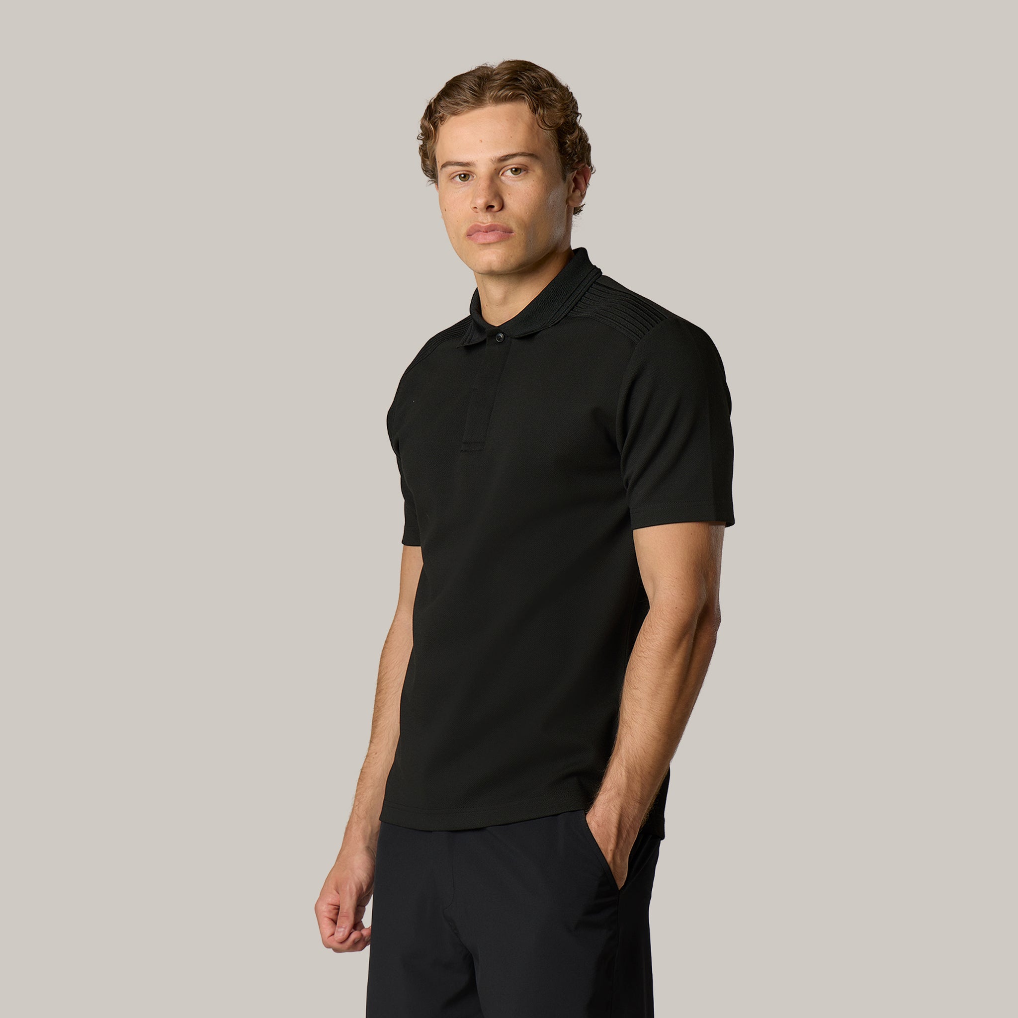 Premium Pique Polo  | Black