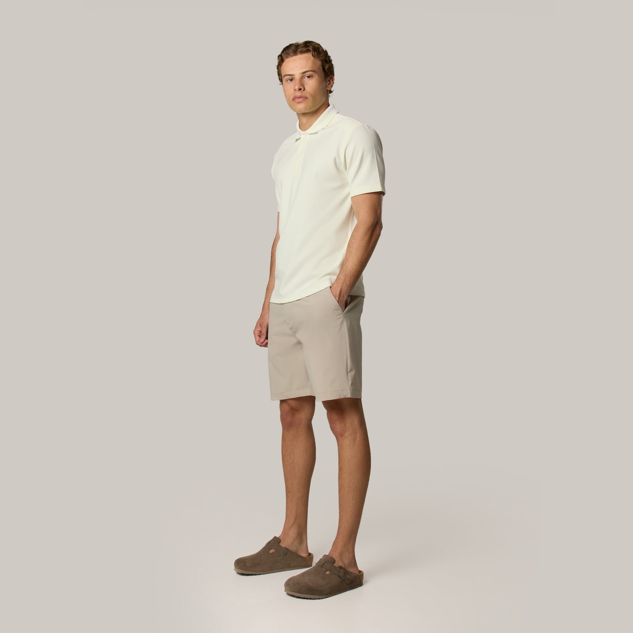 Tech Chino Short  | Stone