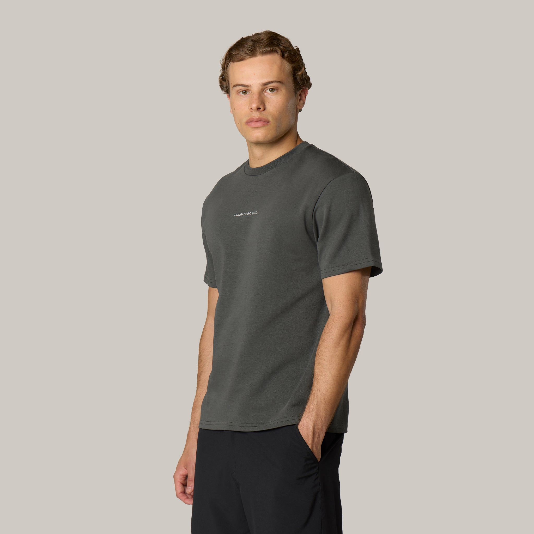 Premium Logo T-Shirt | Graphite
