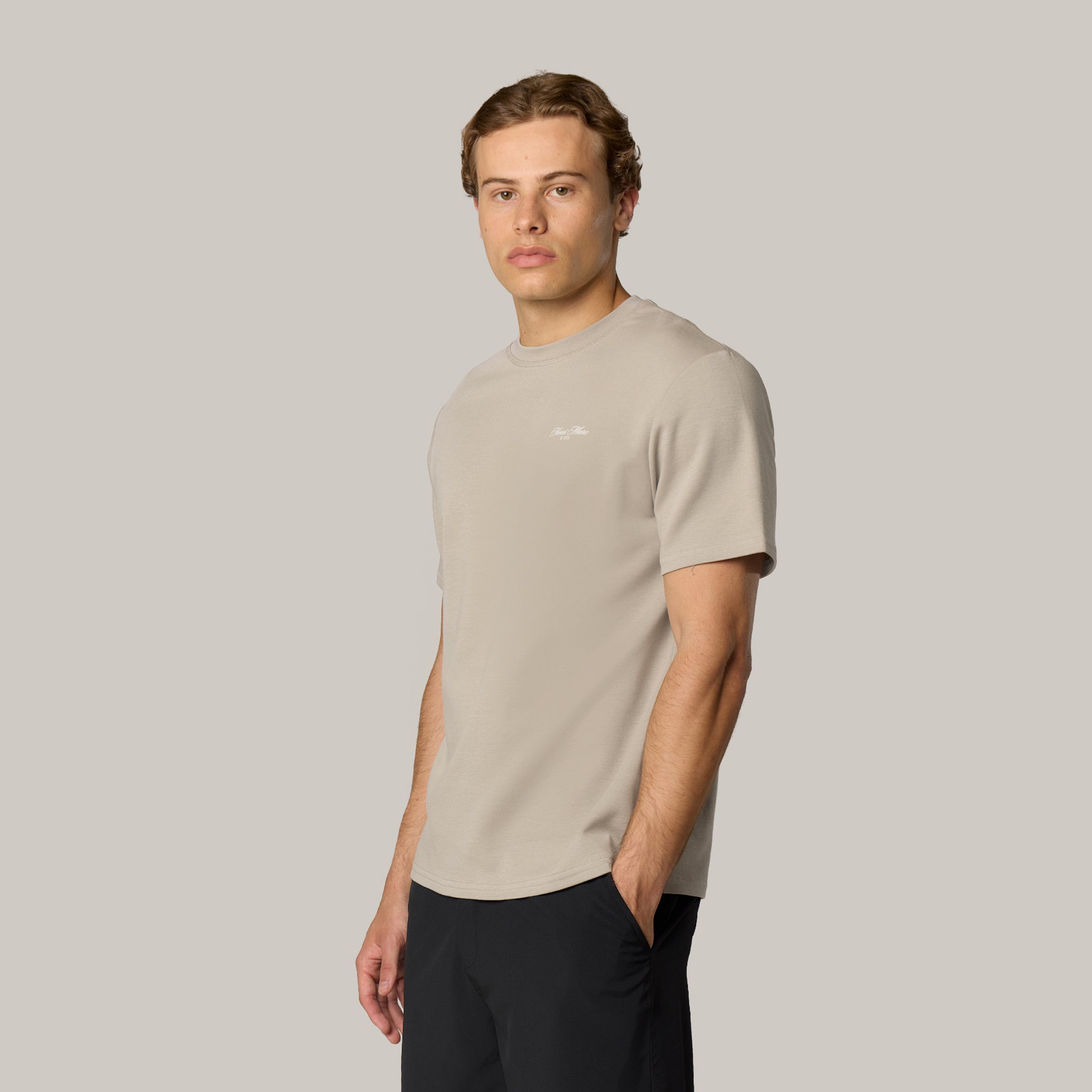 Script Logo T-Shirt | Stone
