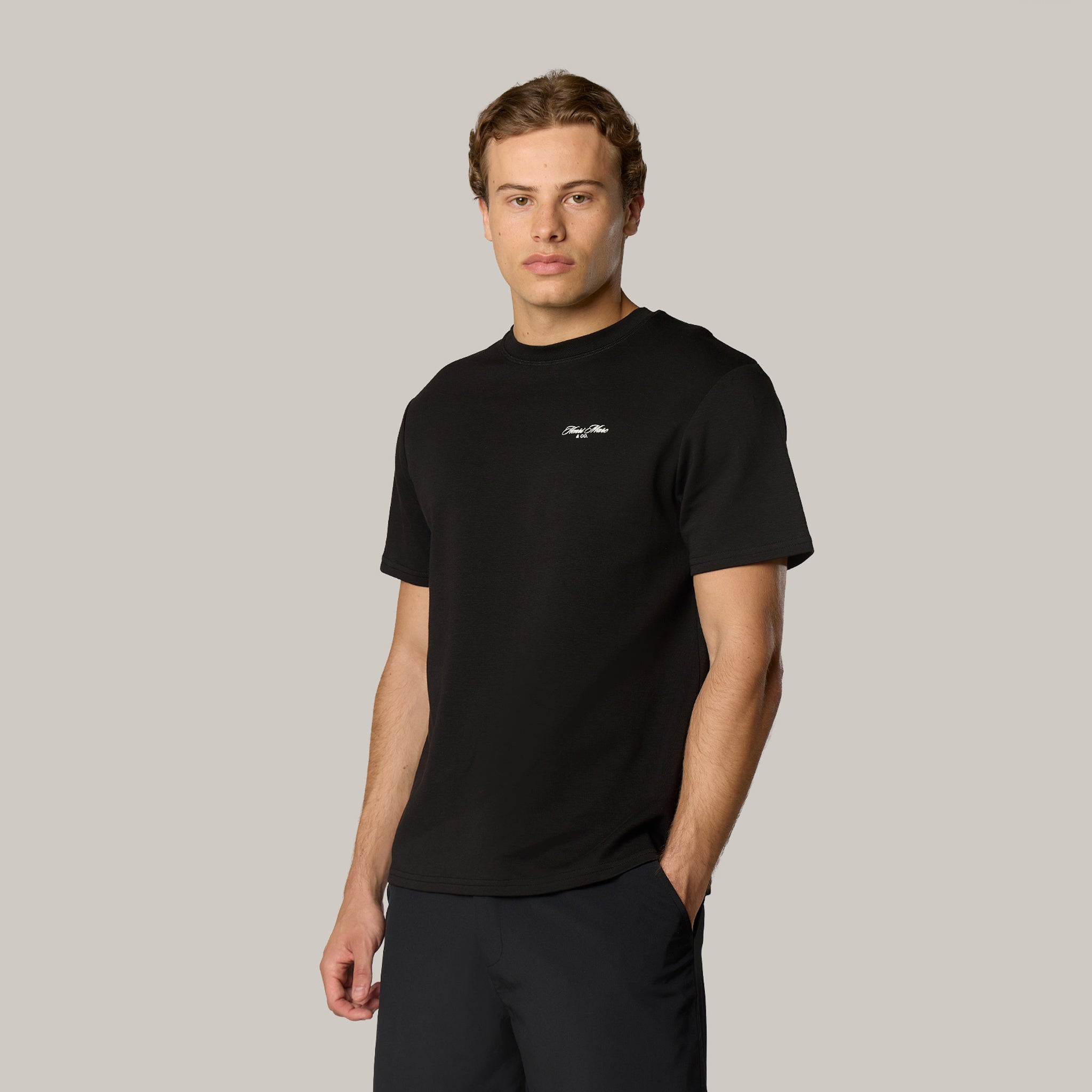 Script Logo T-Shirt | Black