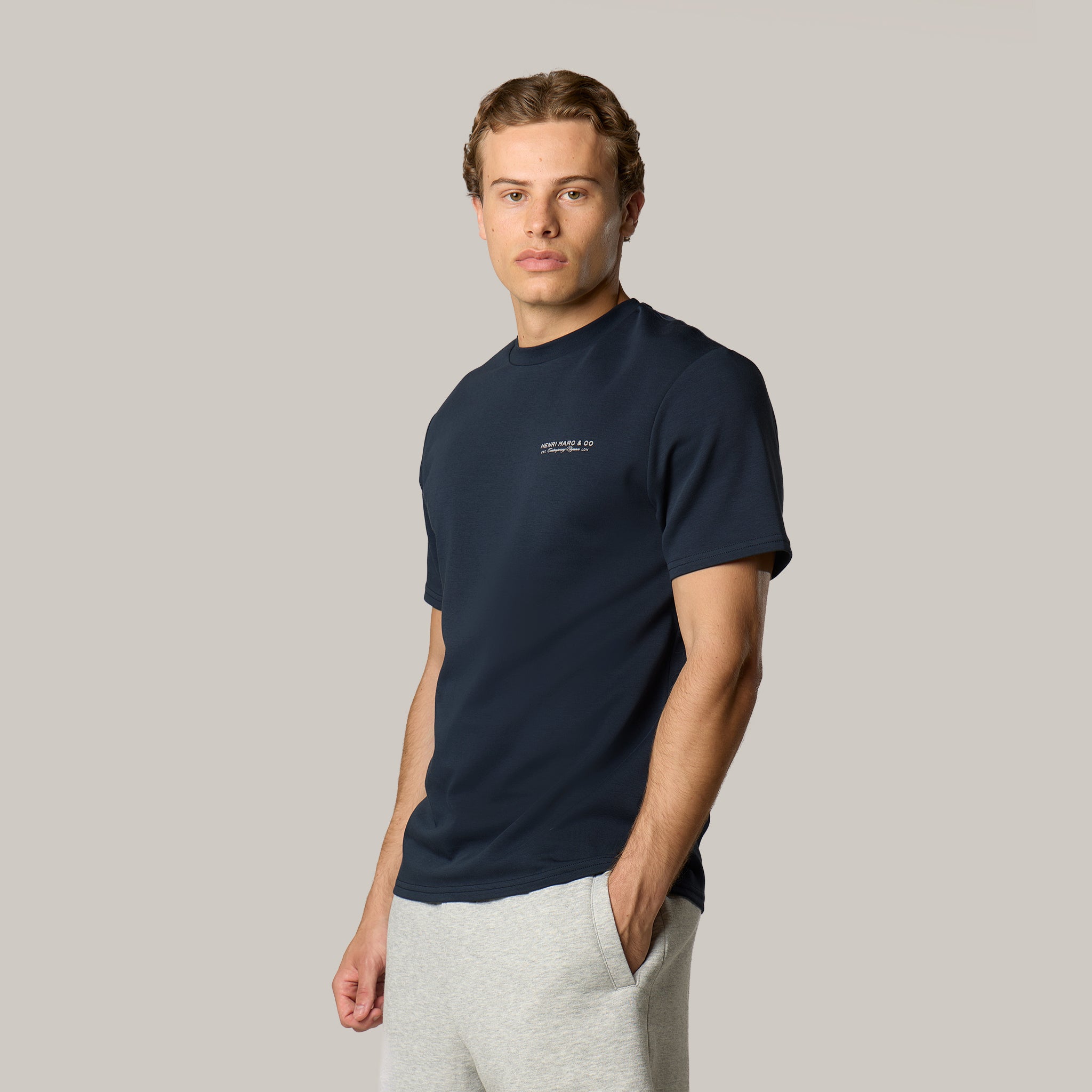 Monogram Arch T-Shirt | Navy