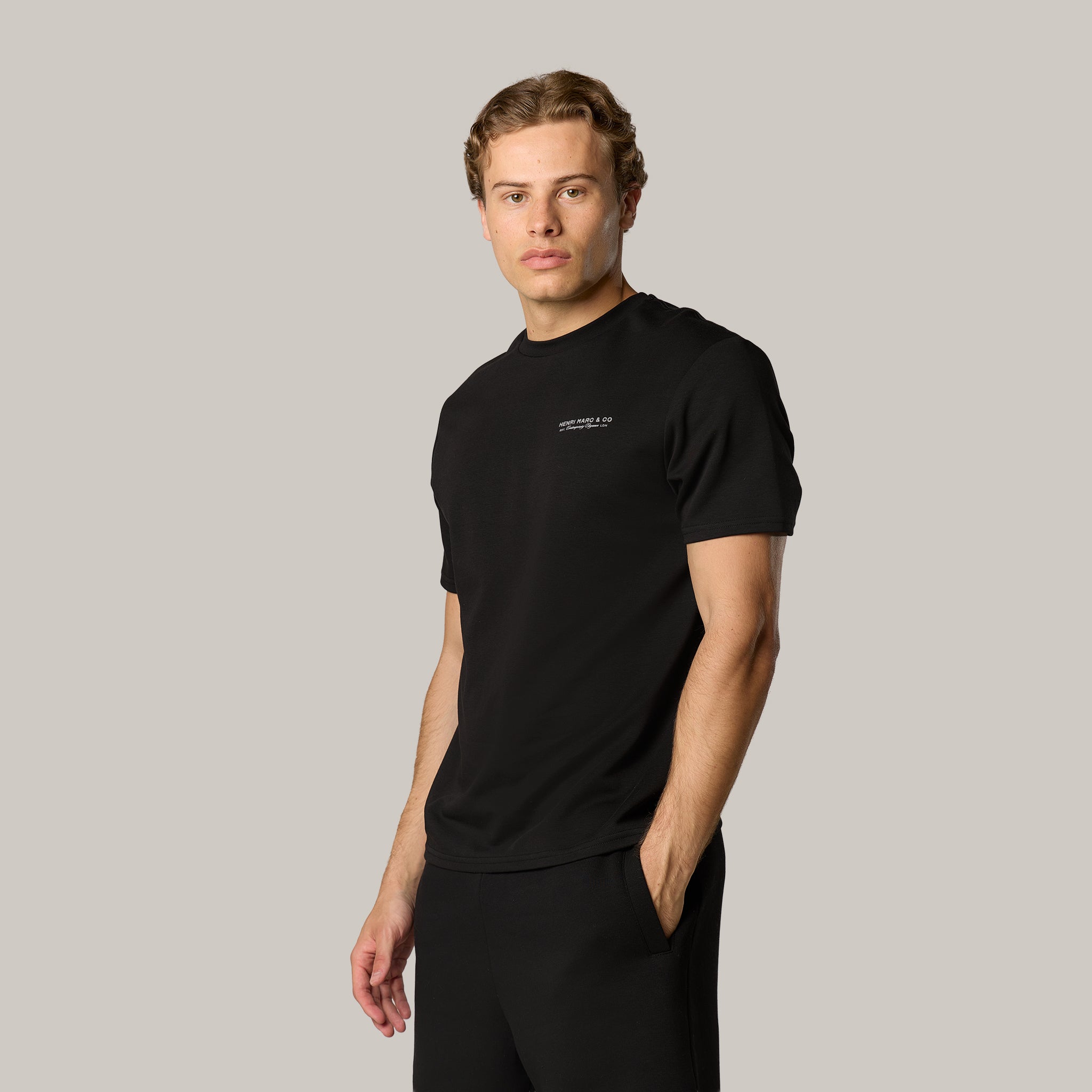 Monogram Arch T-Shirt | Black