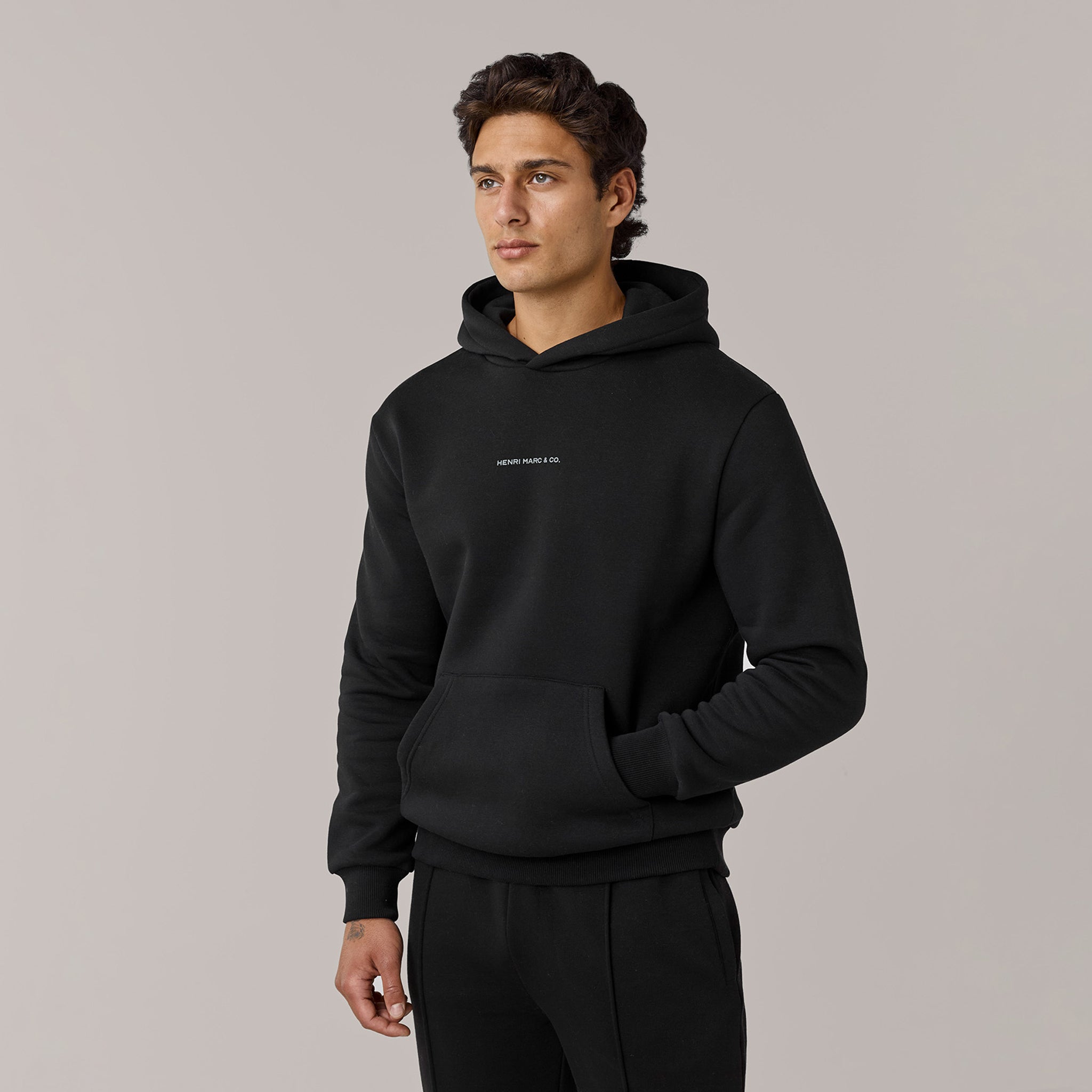 Core Logo Pleated Tracksuit | Black