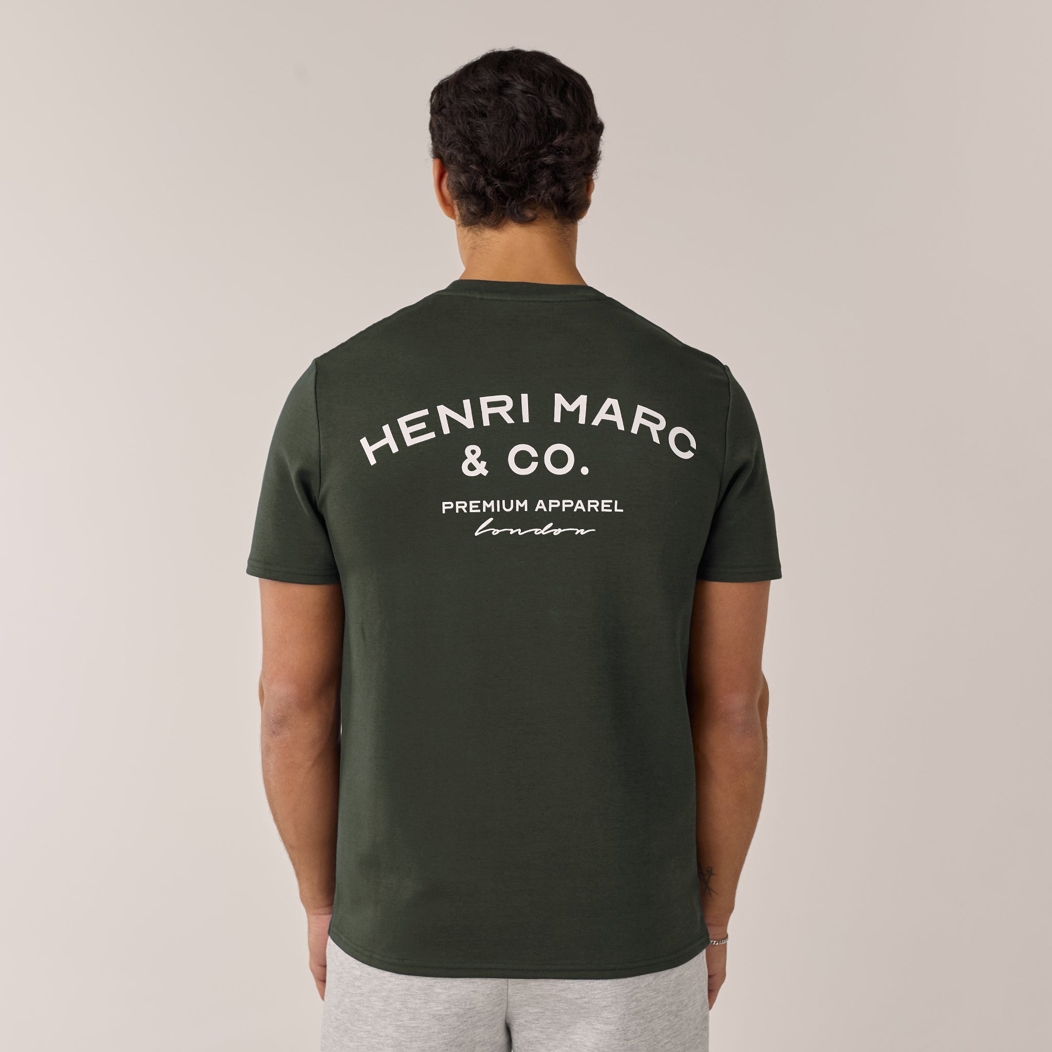 Premium Arch Logo T-Shirt | Dark Forest