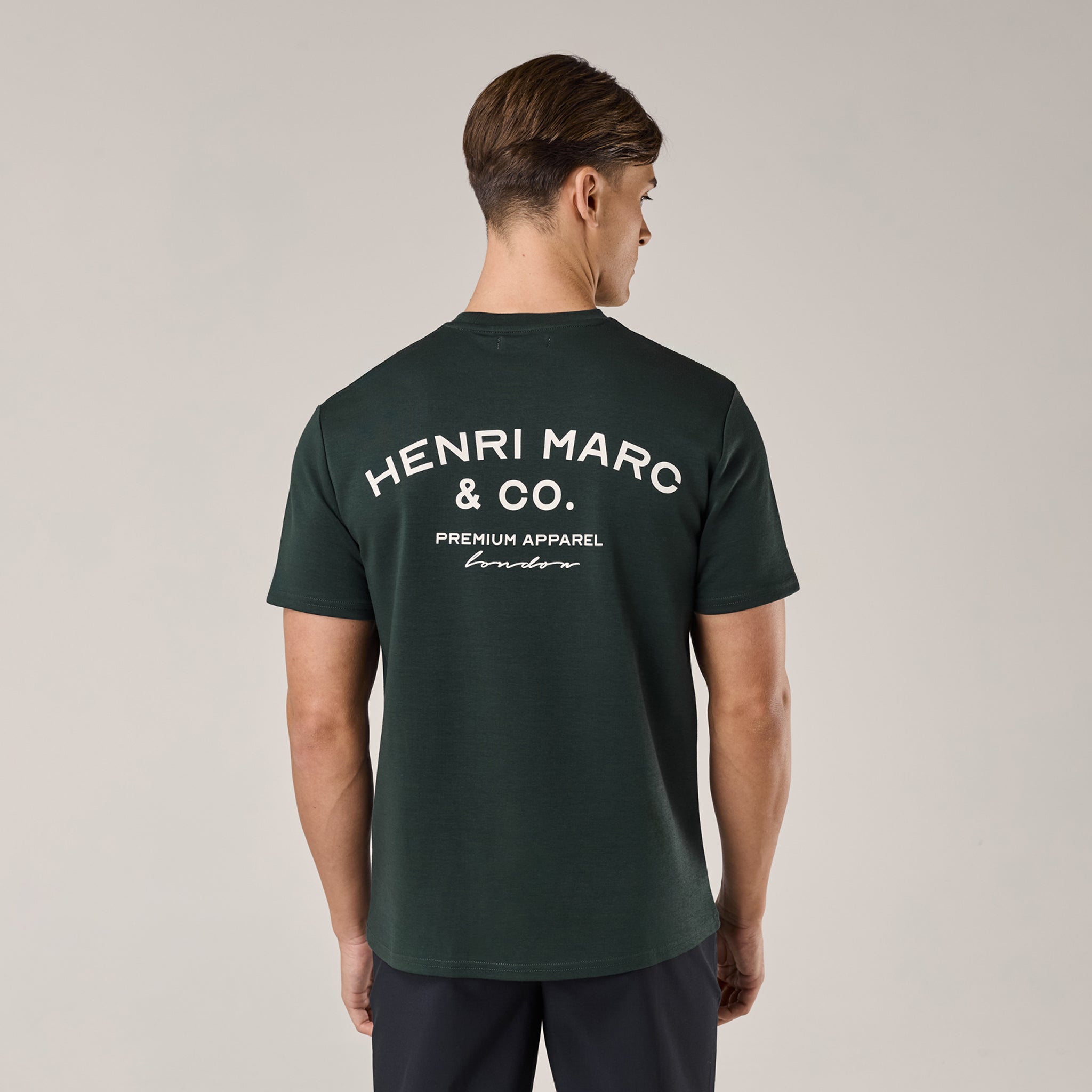 Premium Arch Logo T-Shirt | Dark Forest