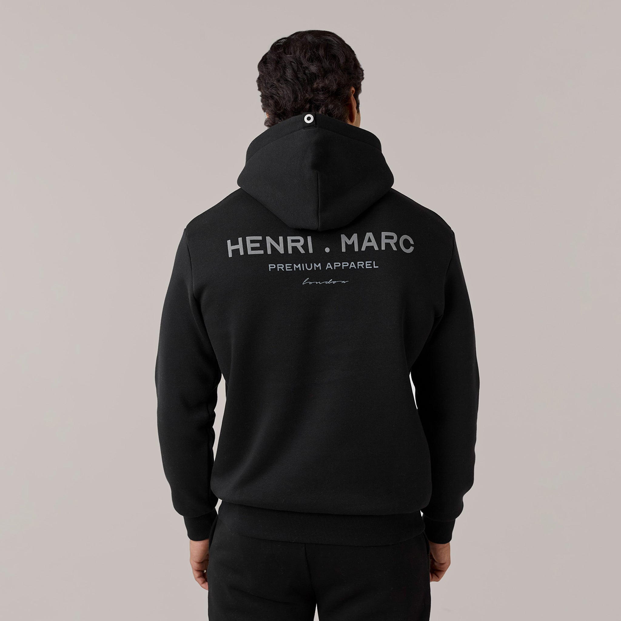 Henri. Marc Logo Hoodie | Black
