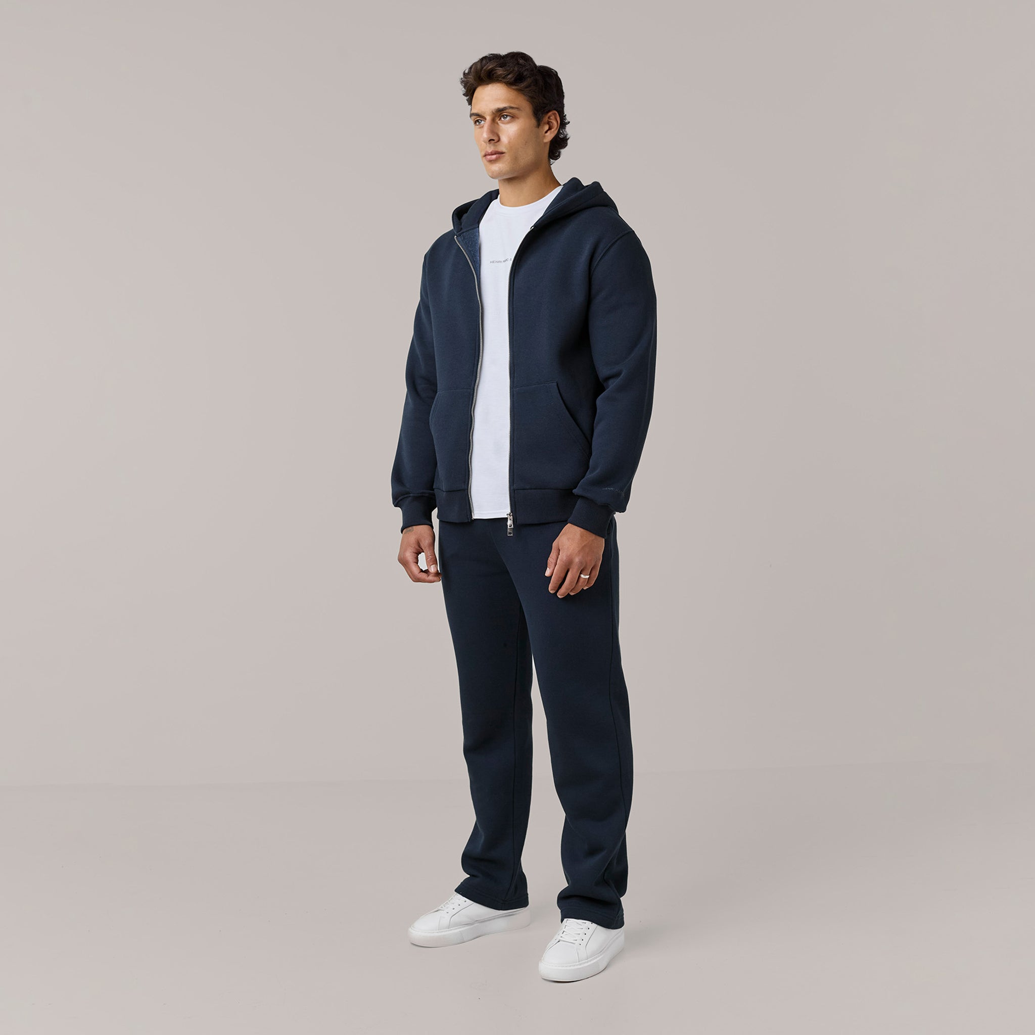 Full Zip Open Hem Tracksuit | Navy