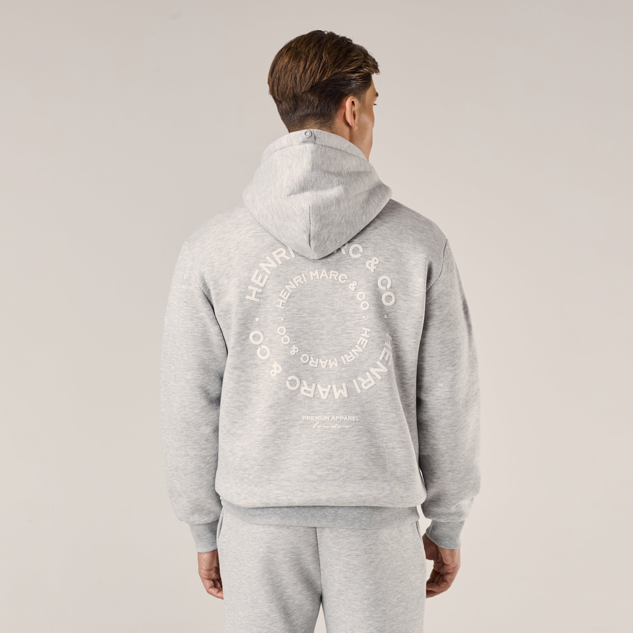 Premium Icon Hoodie | Grey Marl