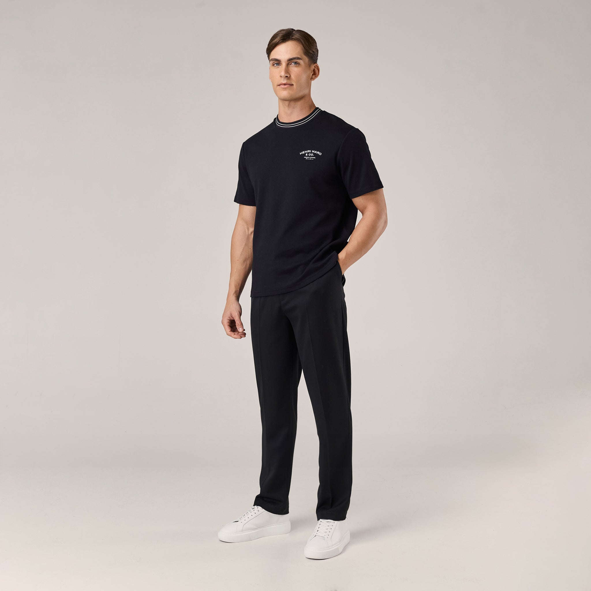 Premium Ringer T-Shirt | Black