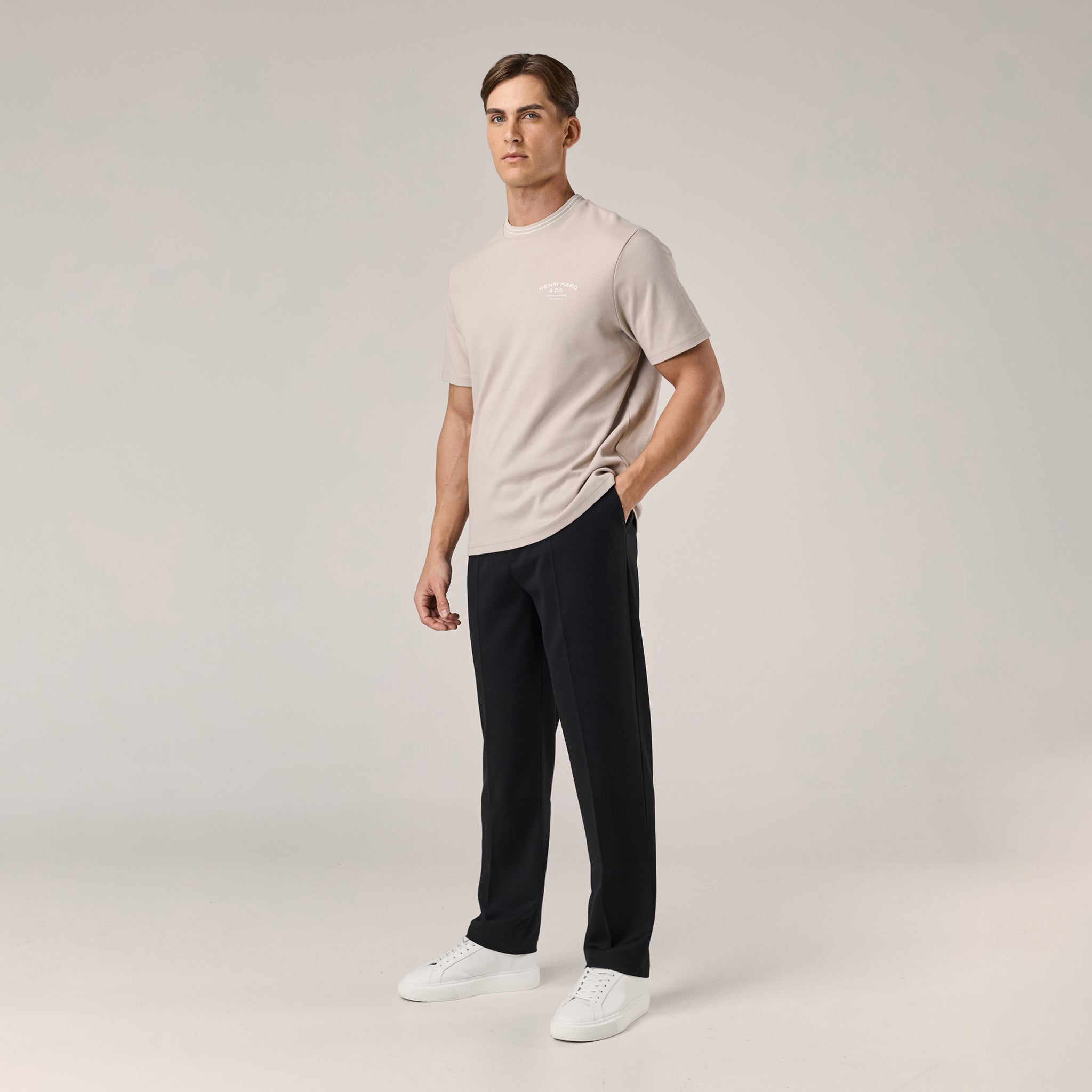 Premium Ringer T-Shirt | Stone