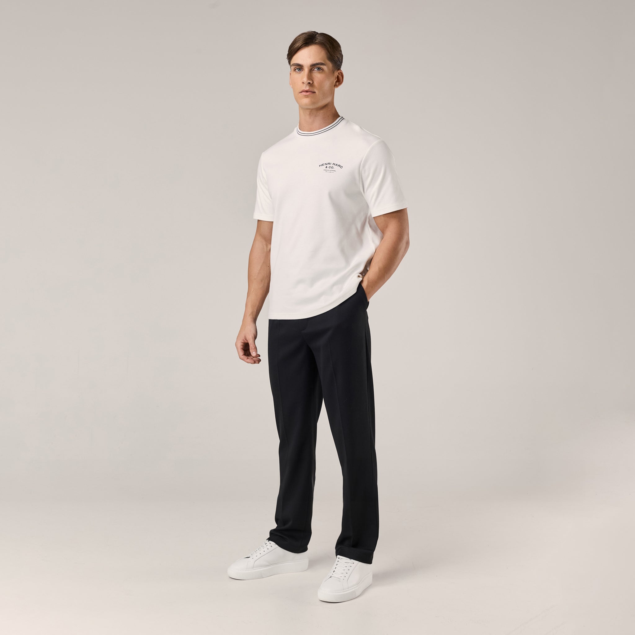 Premium Ringer T-Shirt | White