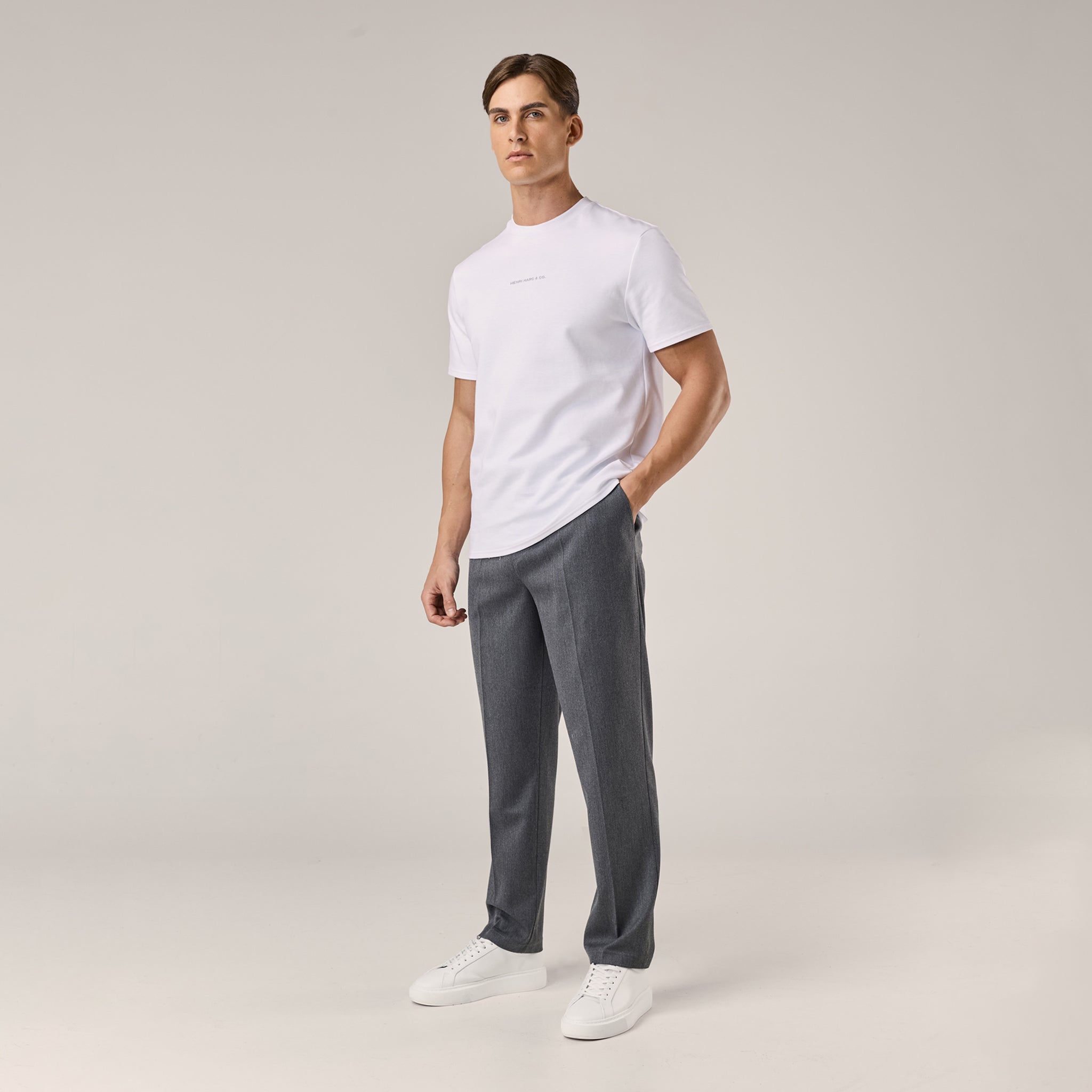 Smart Trouser | Charcoal Marl