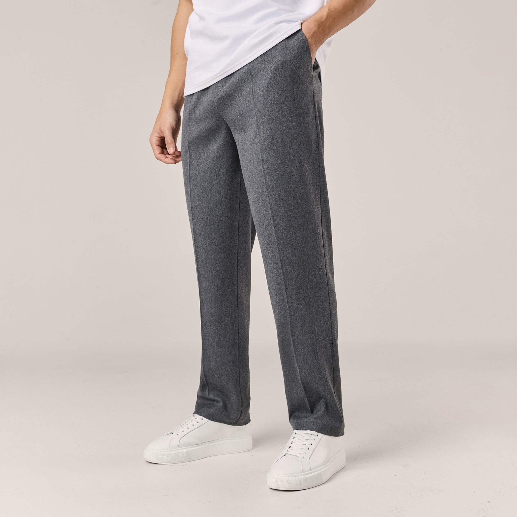 Smart Trouser | Charcoal Marl