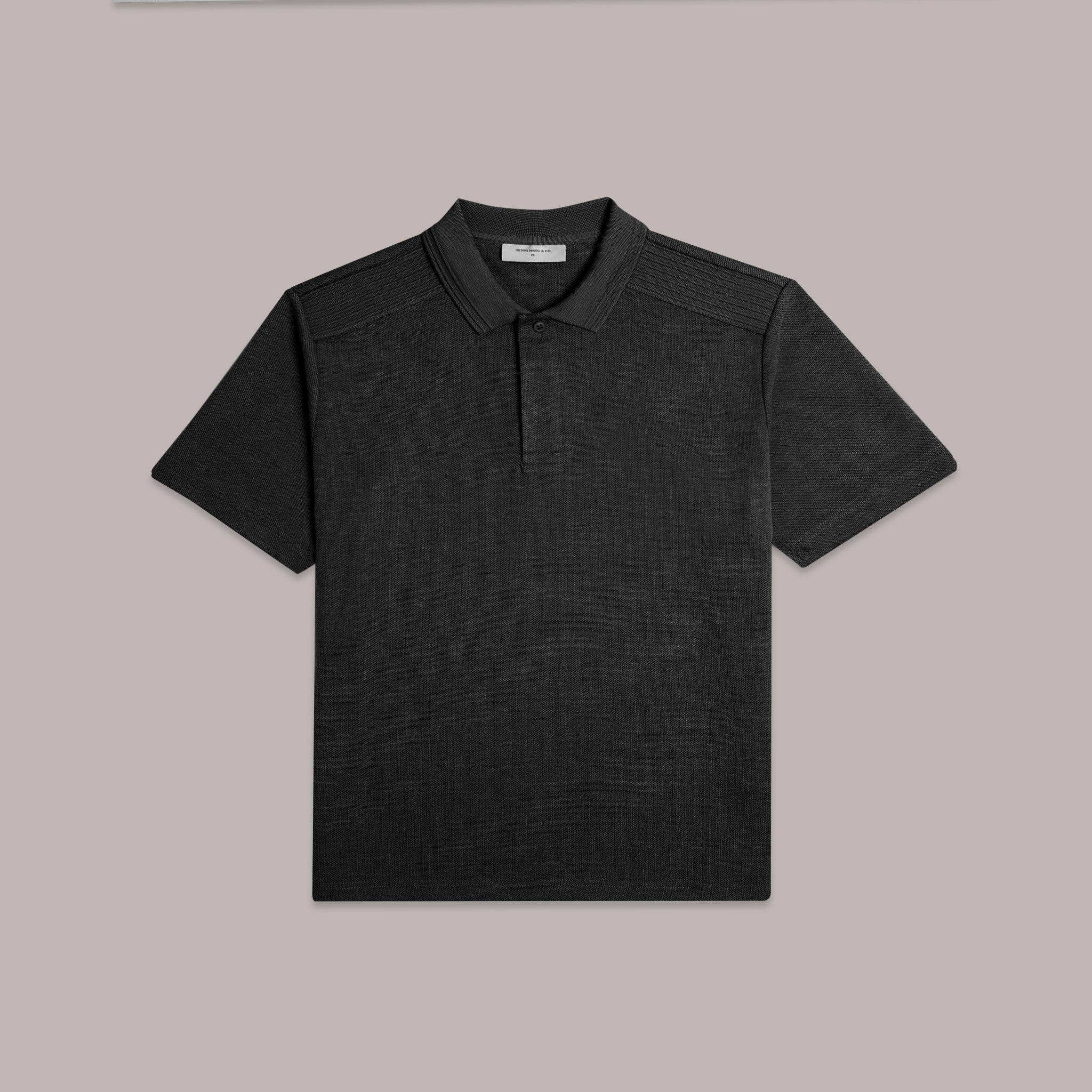 Premium Pique Polo  | Black