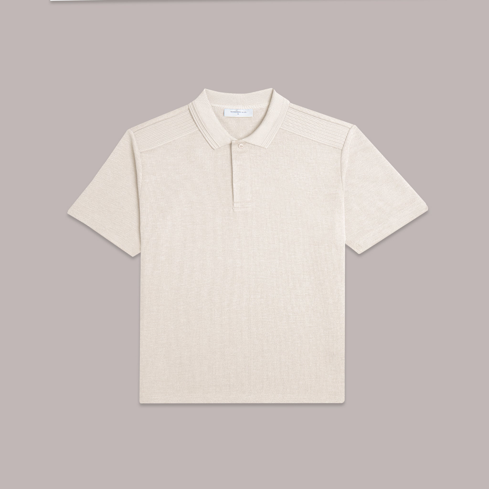 Premium Pique Polo  | Off-White