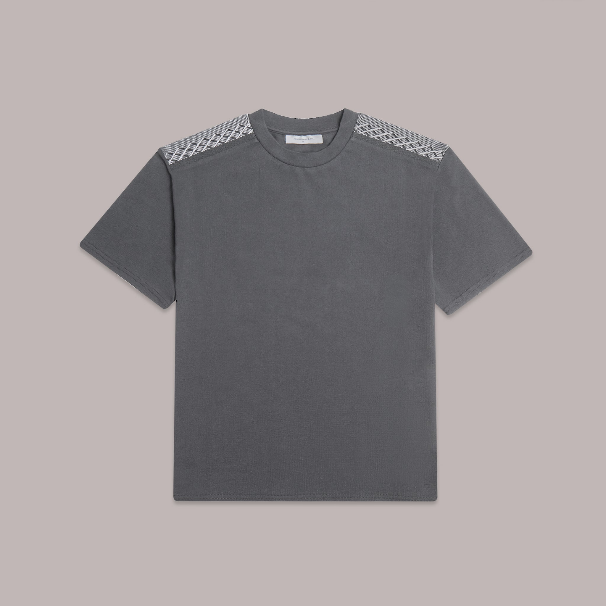 Premium Detail T-Shirt | Mid Grey